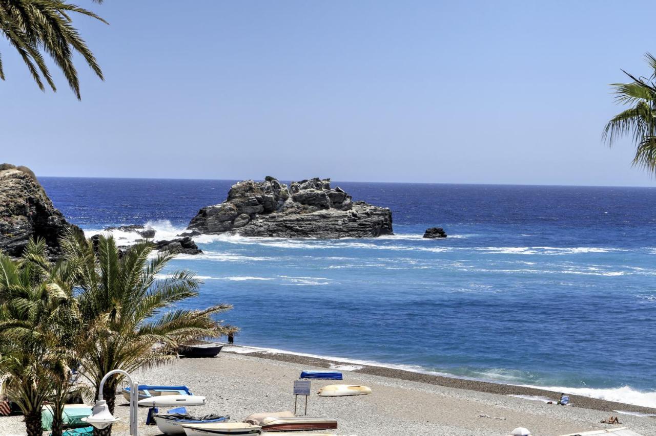 Primera Linea De Playa Con Parking Y Wifi Almuñécar Esterno foto